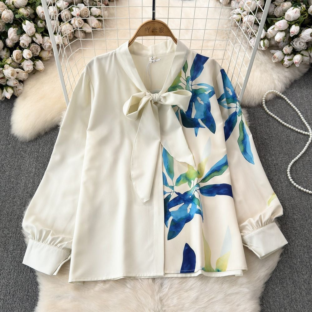 Liza floral shirt cream