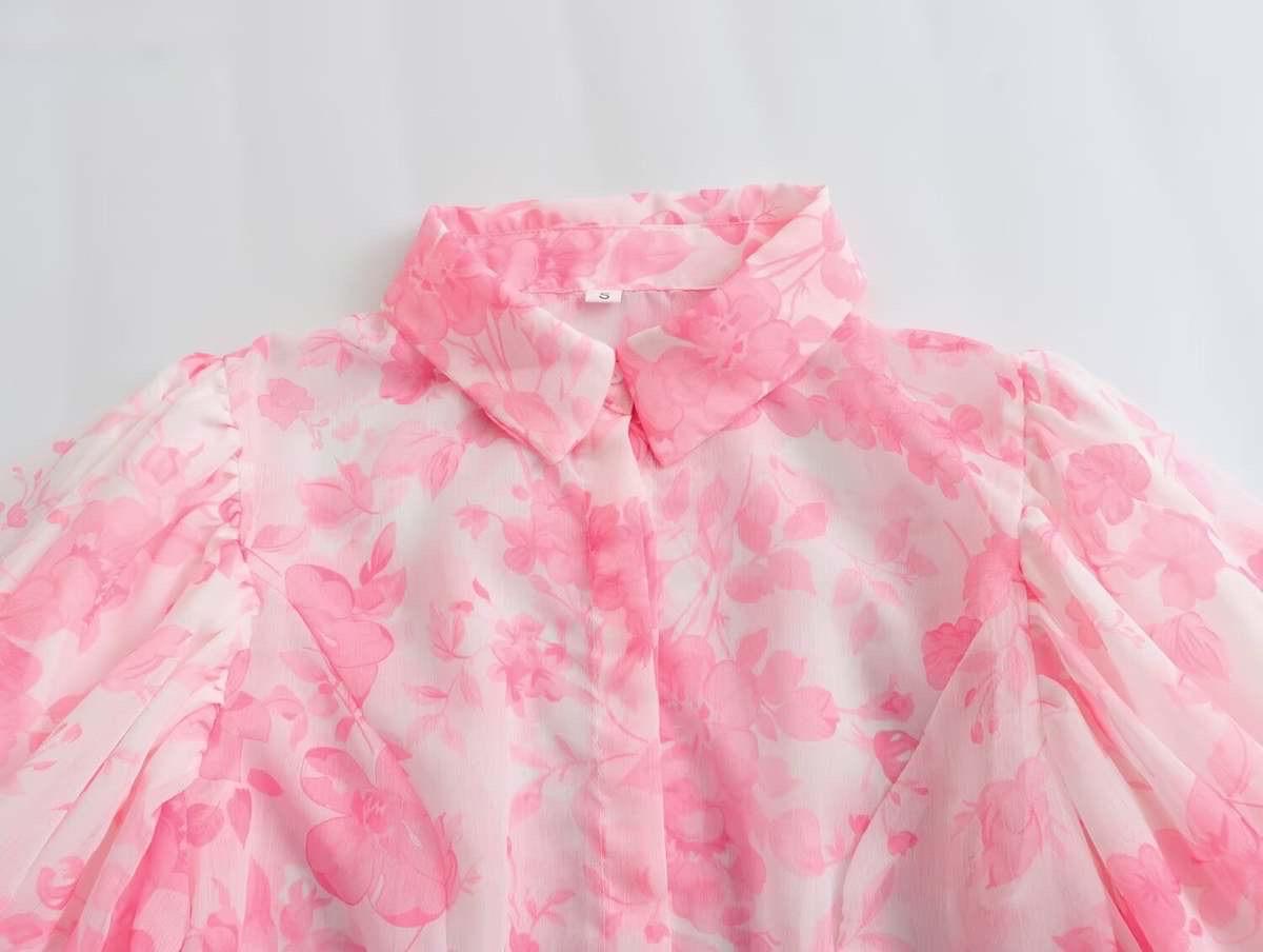 Minnesota pink blouse