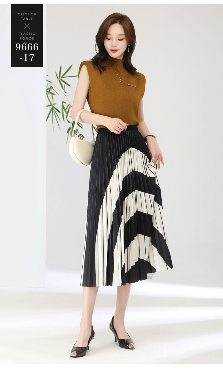 Geometric skirt