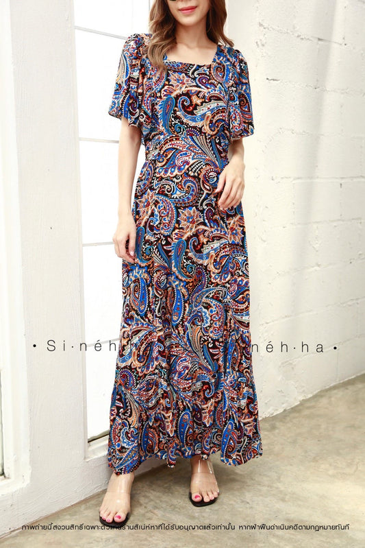 Regina printed dress