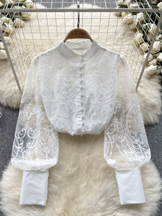 Clara blouse pearl