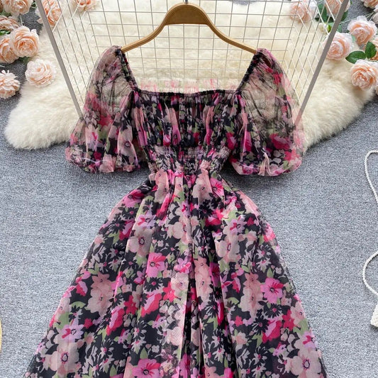 Rosetta floral dress