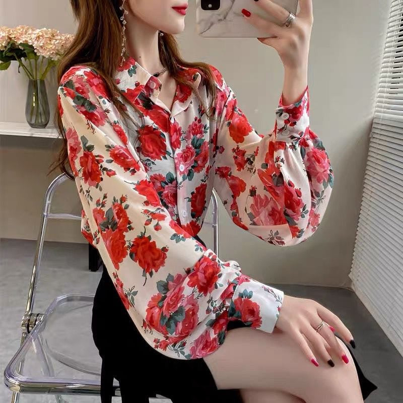 Printed shirt rose