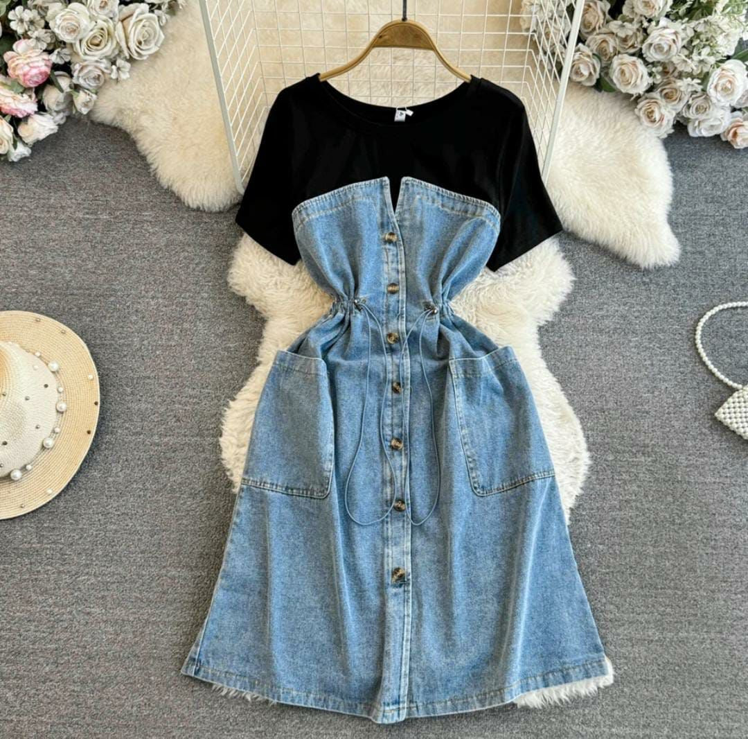 Jane denim dress