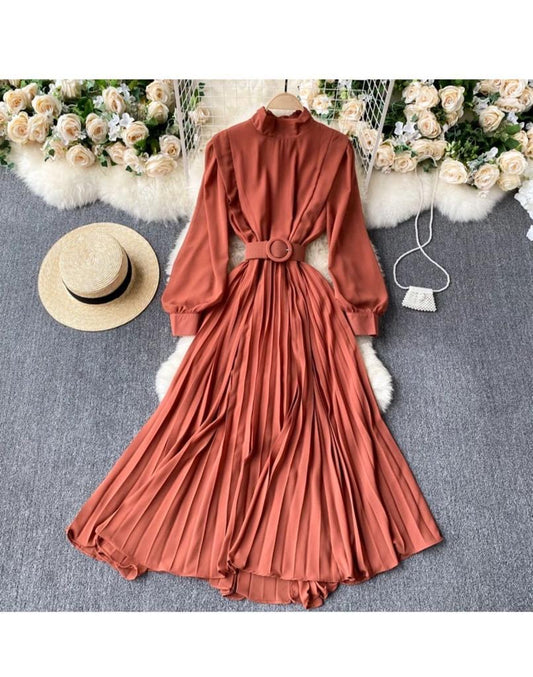 Annie pleated dress