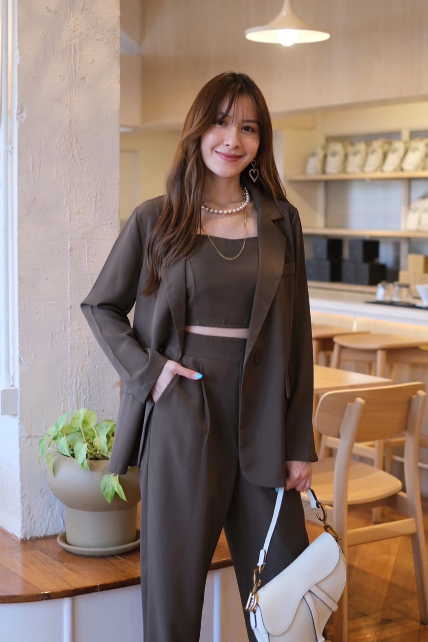 Carolyn blazer three piece set