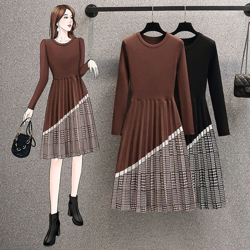 Lexus  sweater dress brown