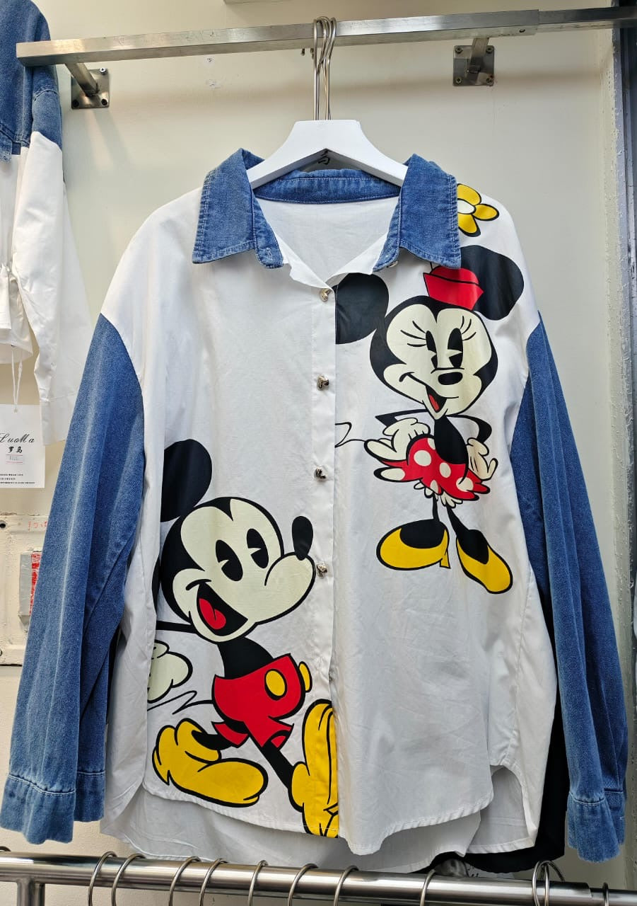 Mickey Mouse shirt denim