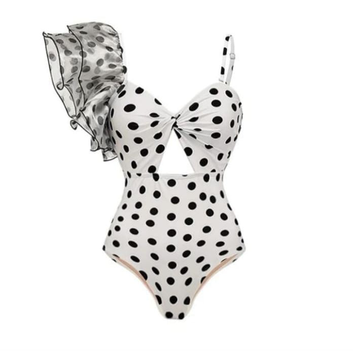 Polka dots swimsuit