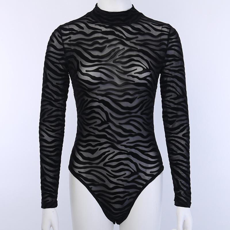 Animal printed bodysuit