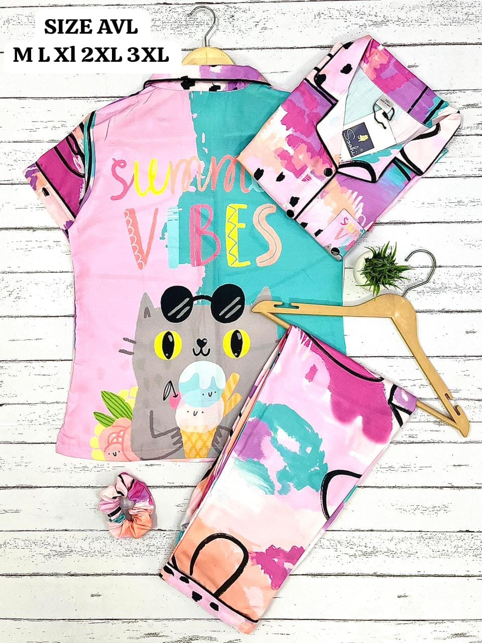 Summer vibes nightsuit