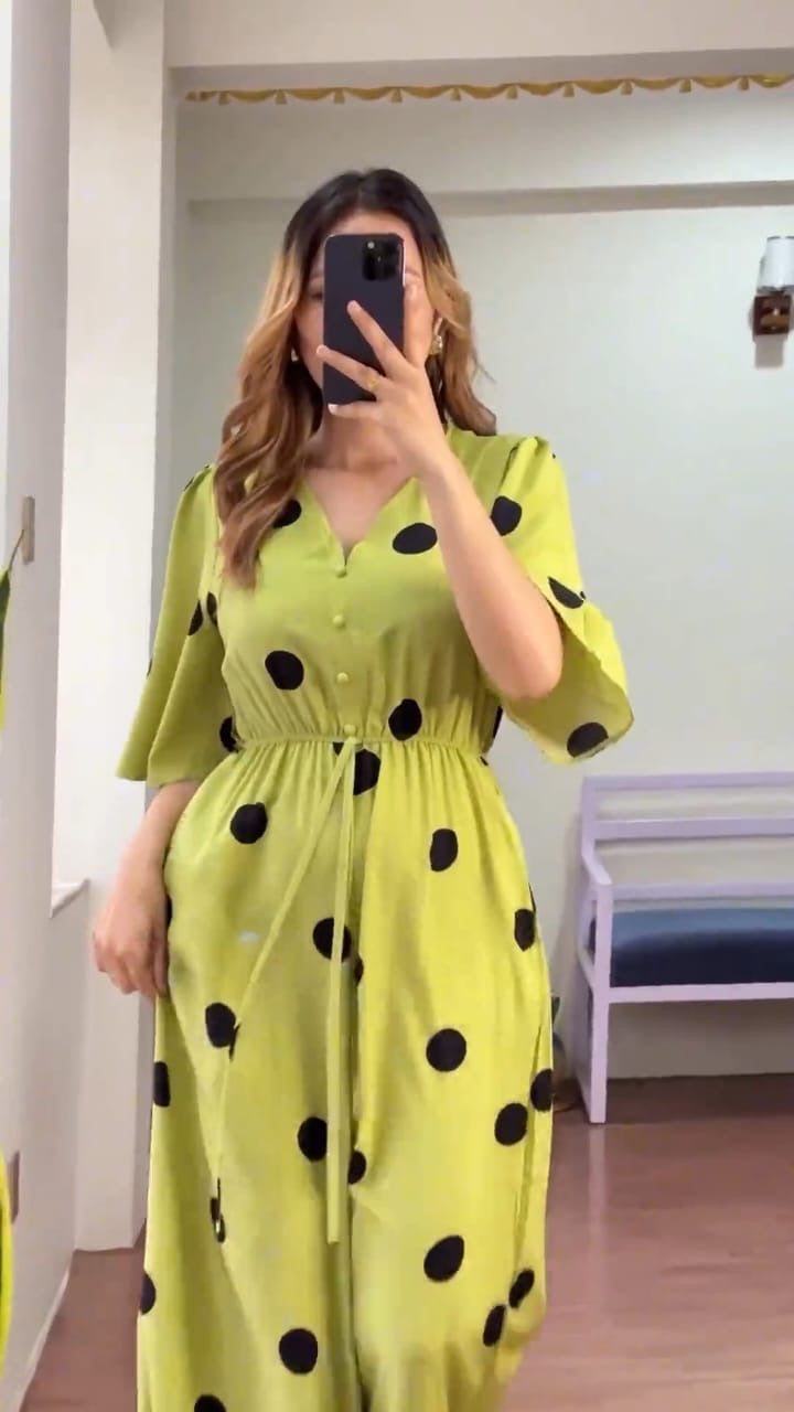 Polka dots jumpsuit