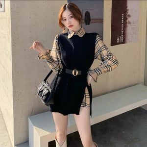 Bernard plaid blouse