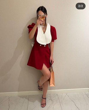 Harry red dress