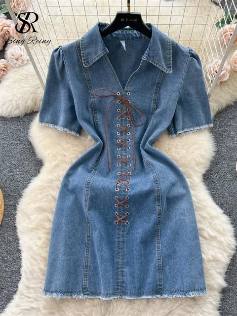 Delilah denim dress