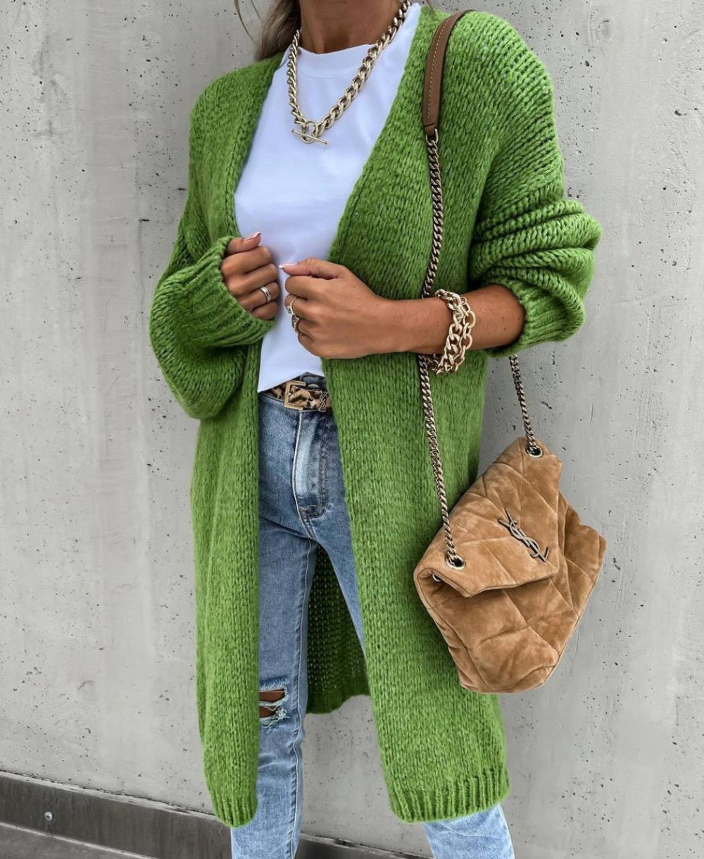 Foxy cardigan green