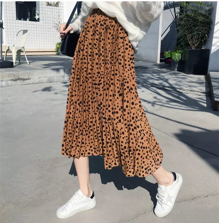 Animal printed skirt