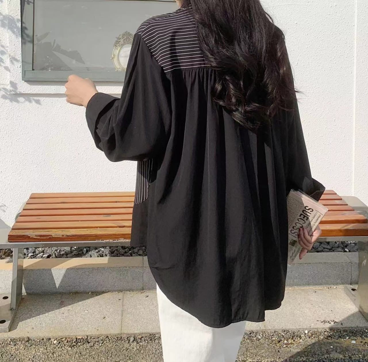 Celia striped shirt