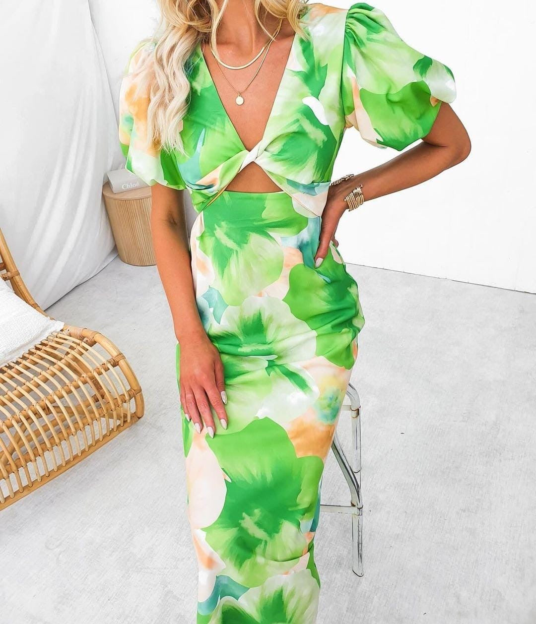 Astra Summer dress green