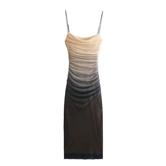 Ombré bodycon slip dress