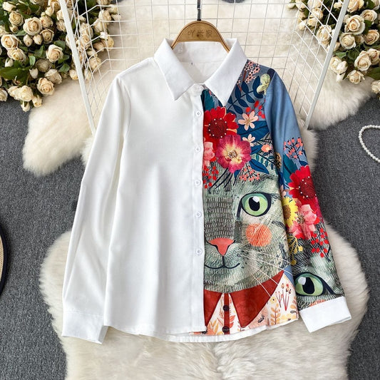 Diana printed shirt