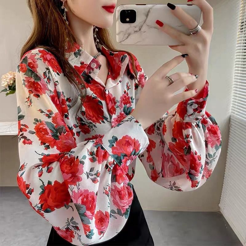 Printed shirt rose