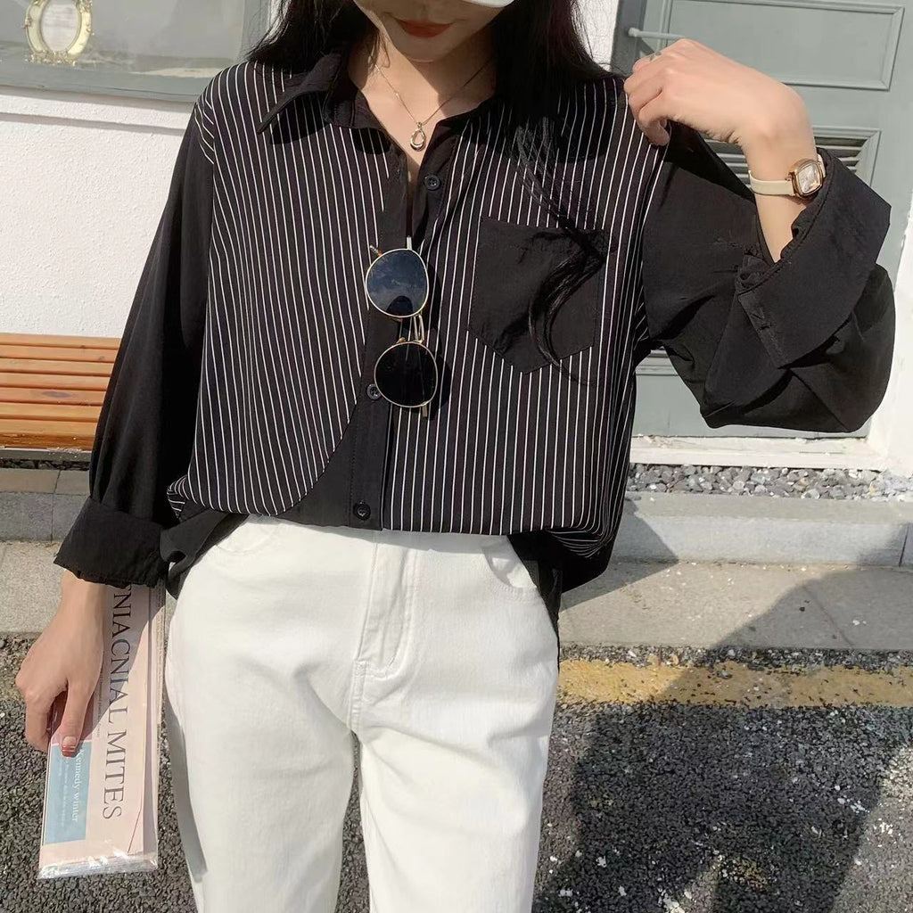 Celia striped shirt