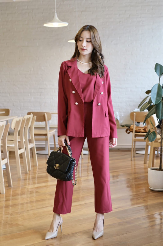 Cherry blazer set