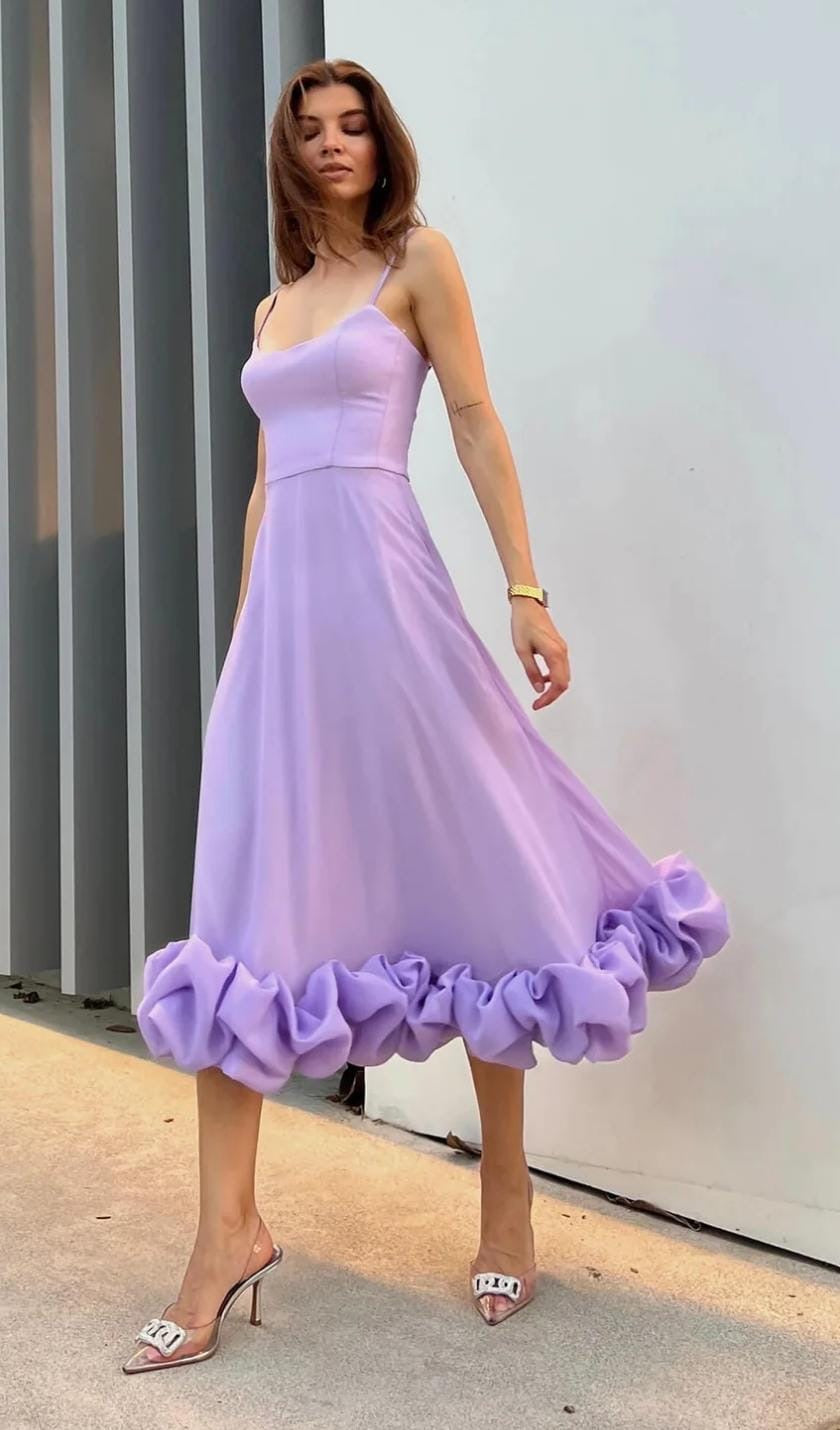 French lavender dress