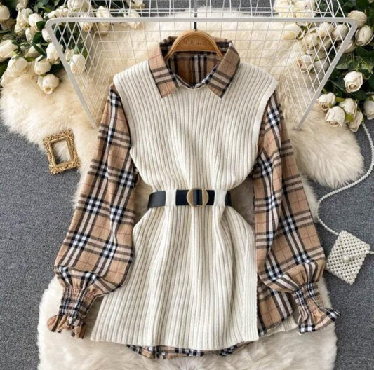 Bernard plaid blouse