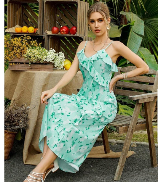 Capri floral dress