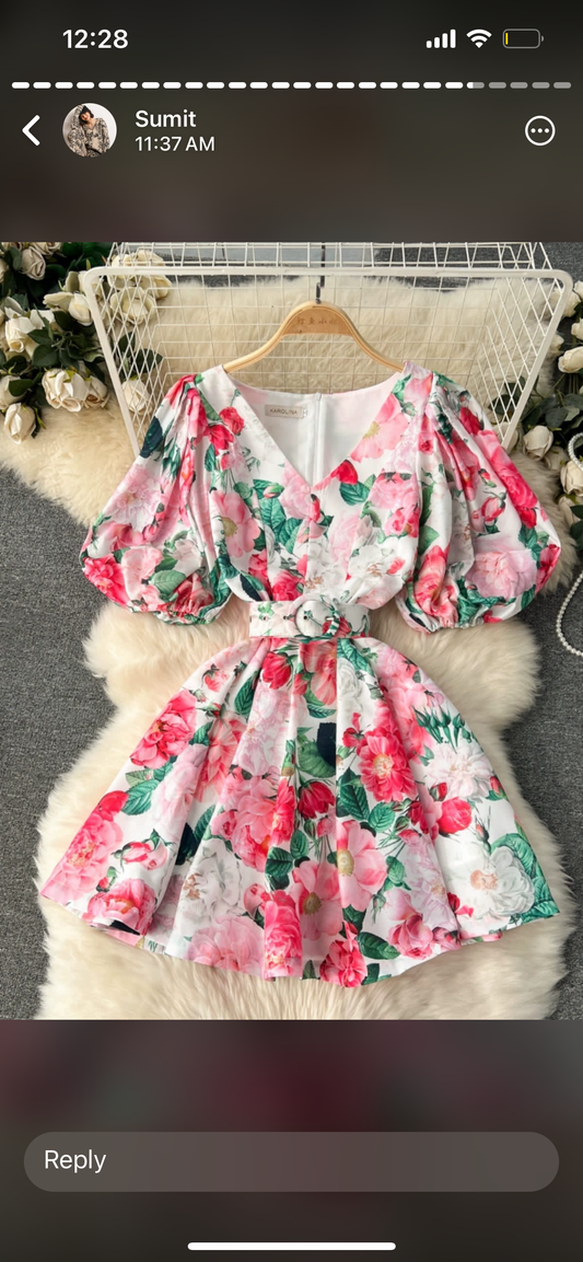 Roselyn floral dress