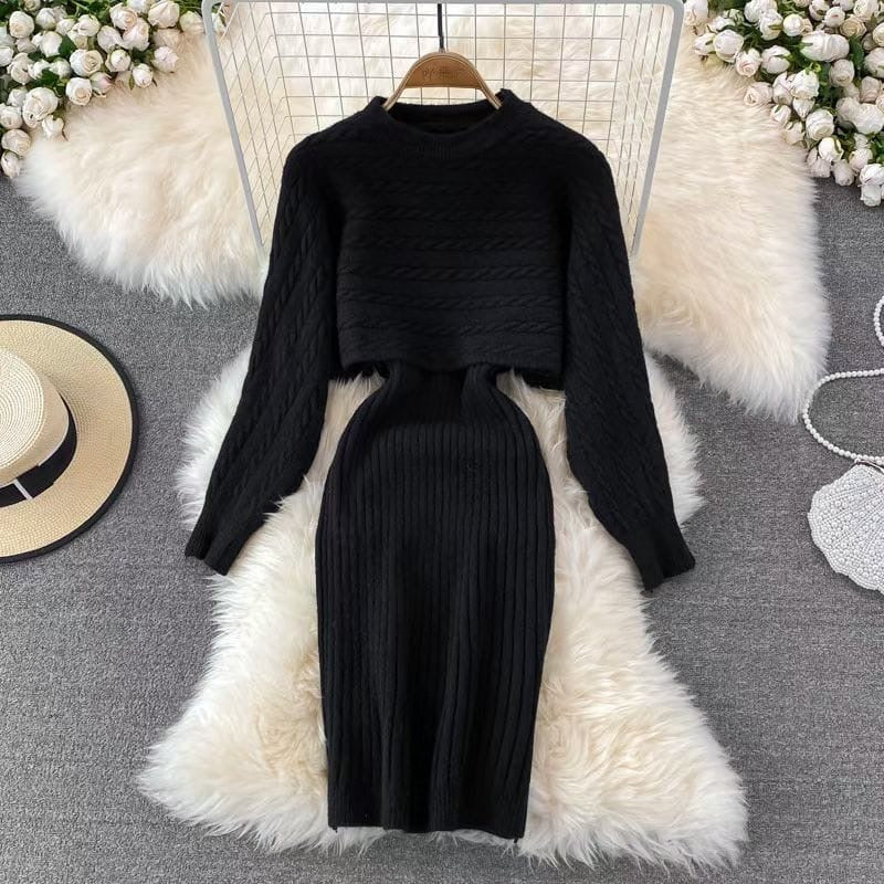 Kimberly sweater set black