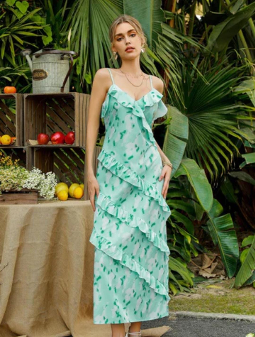 Capri floral dress