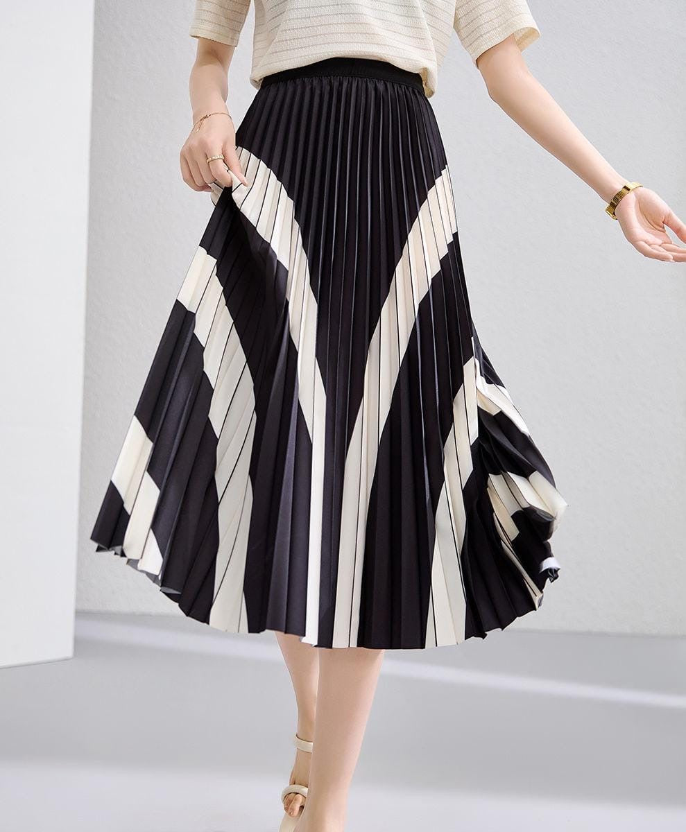 Fushion pleated skirt