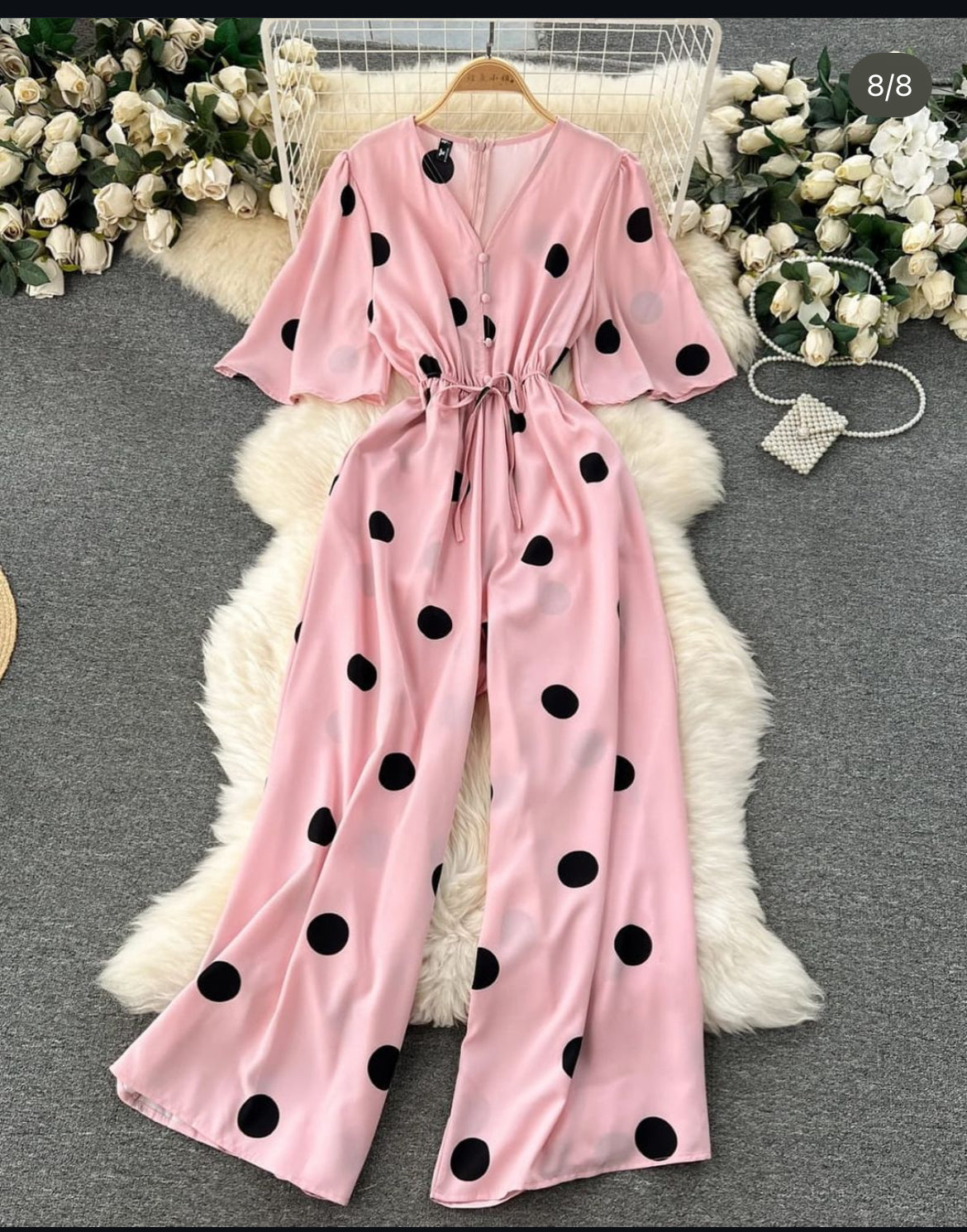 Polka dots jumpsuit