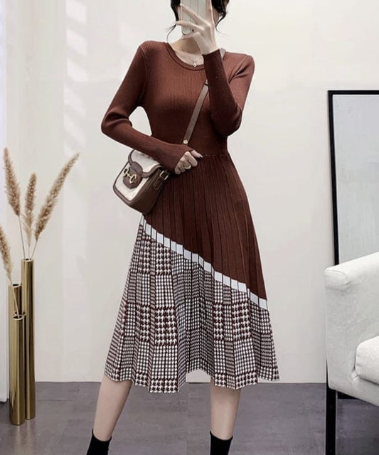 Lexus  sweater dress brown