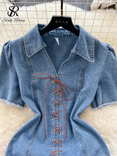 Delilah denim dress