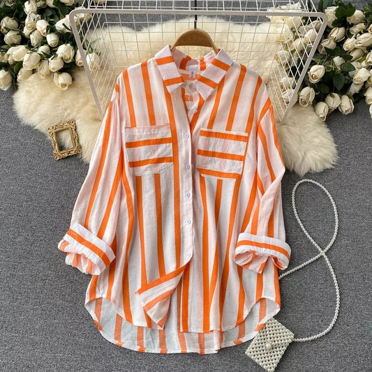 Milan striped blouse