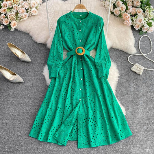 Christopher lace dress Green