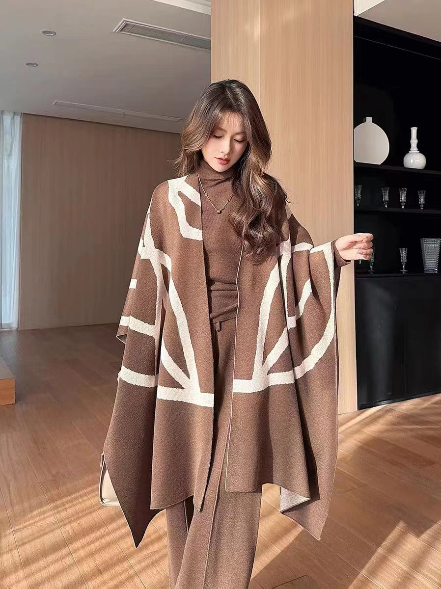 Caramel winter dress