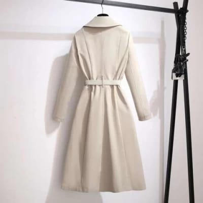 Terry trench coat