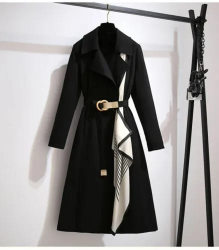 Terry trench coat