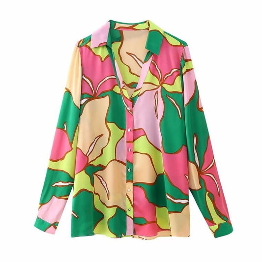 Tropical printed shirt