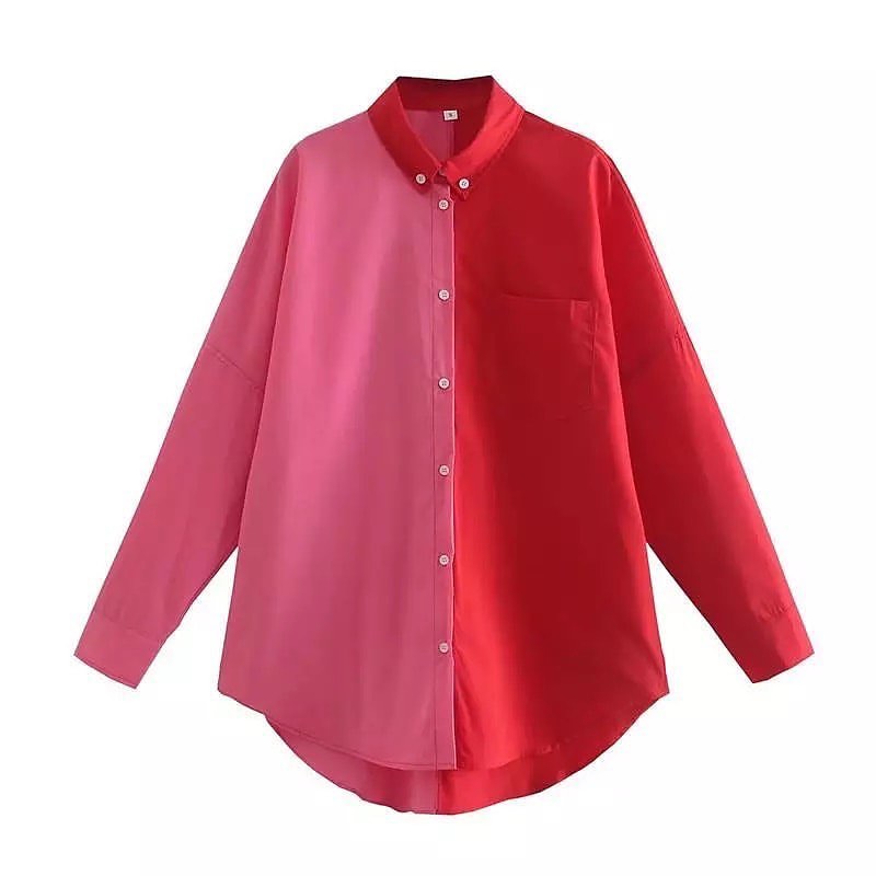 Emily dual tone shirt