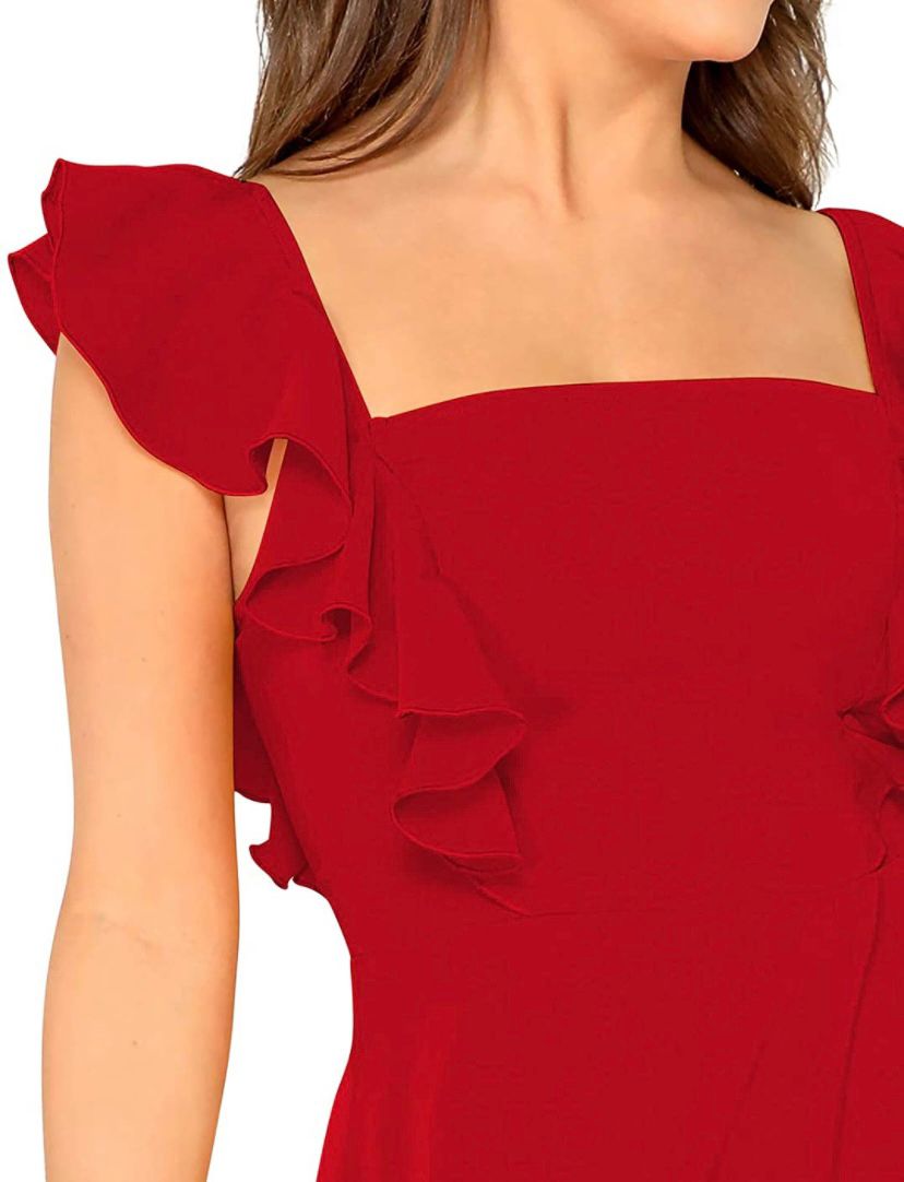 Rexy Red Flare Dress