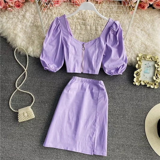 Judy two piece set lilac