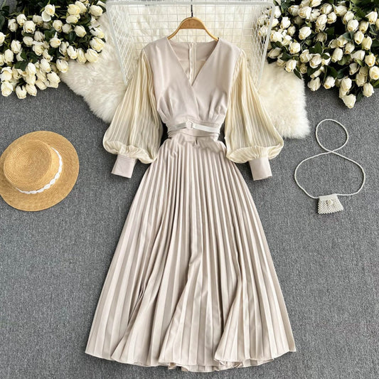 Peter full sleeve dress Pearl