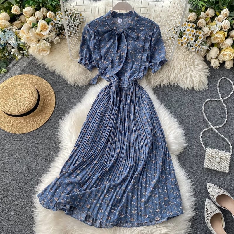 Jake printed dress ocean