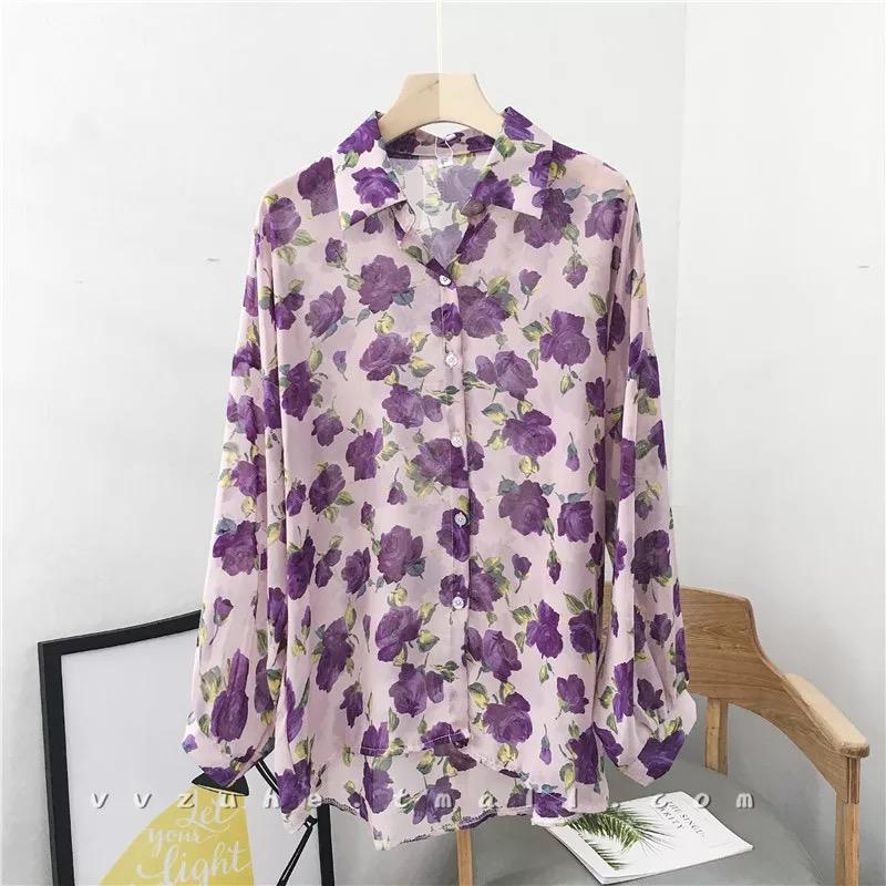 Floral Shirt Lilac